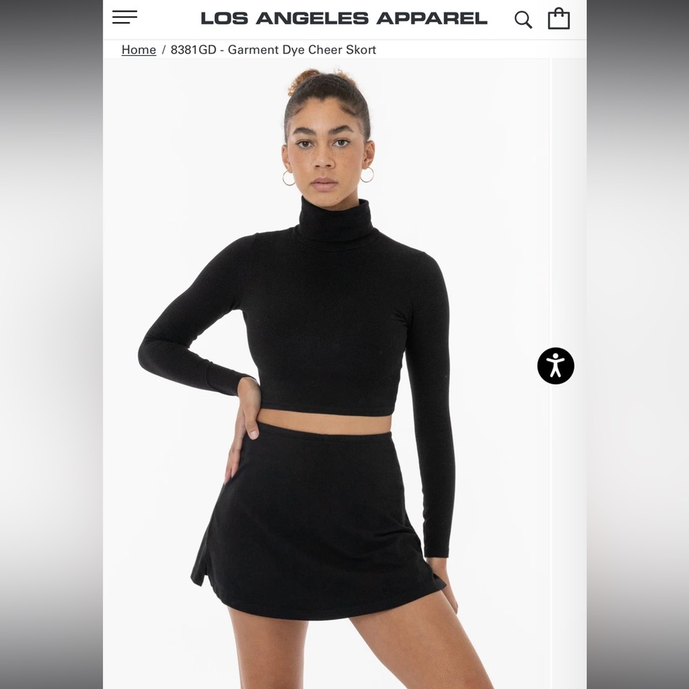 Los Angeles Apparel Cheer Skort